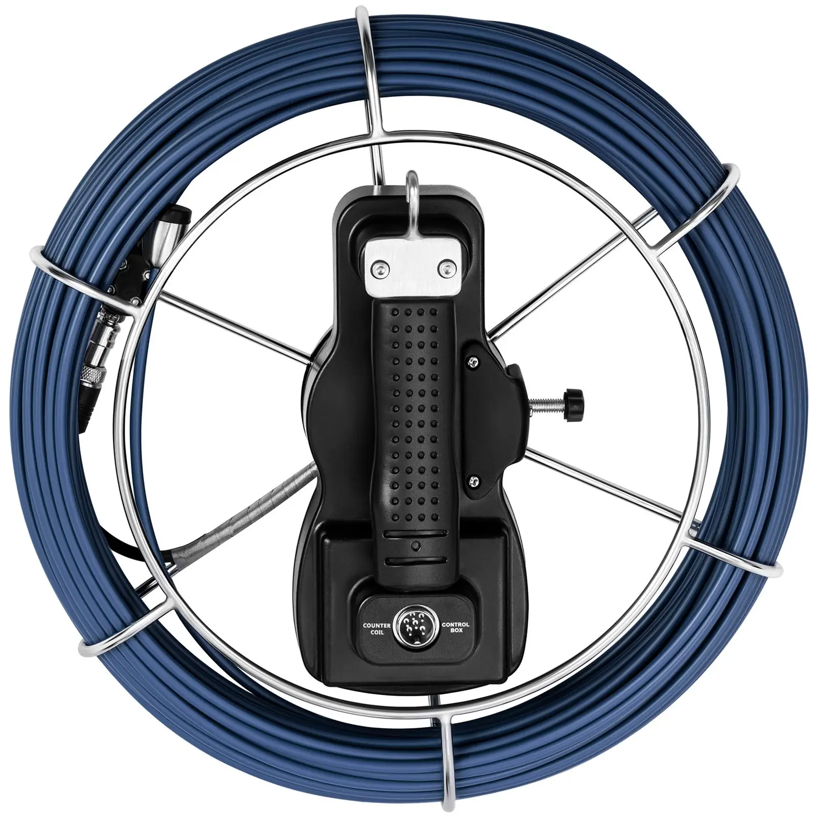 Inspekční kamera - 30 m - 12 LED - barevný TFT displej 9" (Délka sondy: 30 m)
