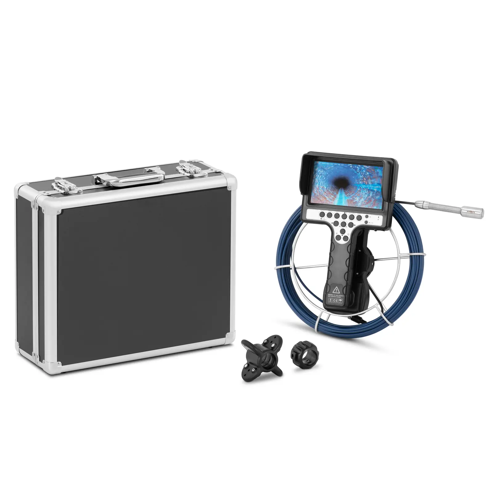 Endoscope Camera - 30 m - 12 LEDs - 7" display