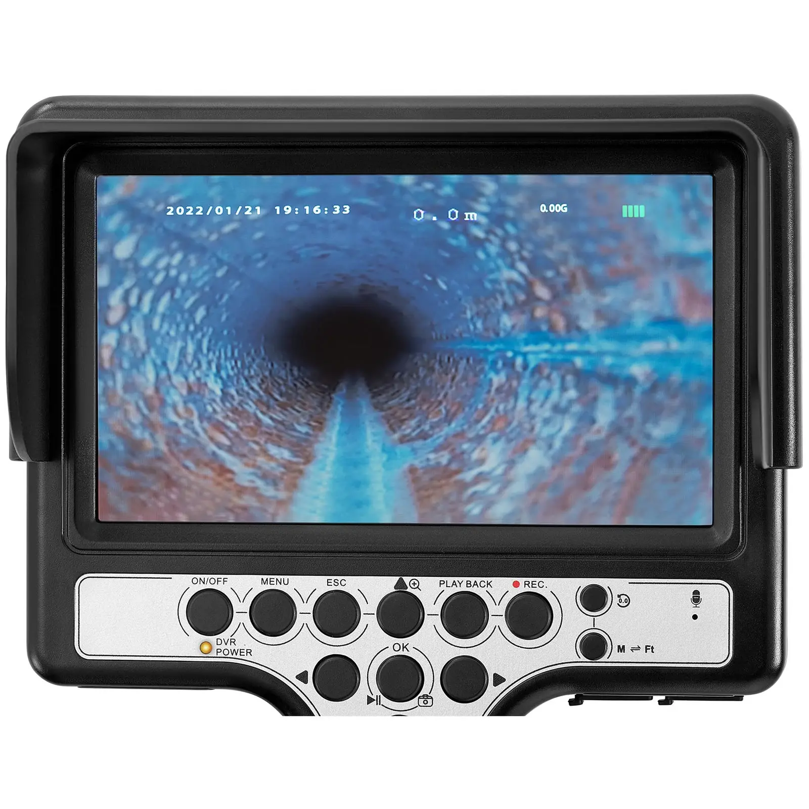 Endoscope Camera - 60 m - 12 LEDs - 7" TFT colour screen