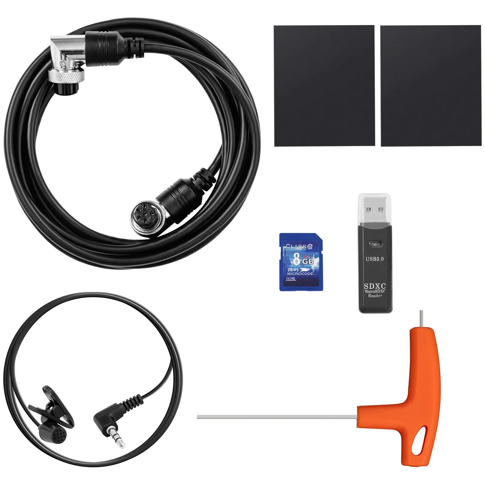 B-zboží Endoskopická kamera - 60 m - 6 LED - 9" TFT-barevný monitor (Paměť: 8 GB SD karta (max. 256 GB) / USB flash disk)