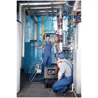 Cámara de inspección para tuberías - 60 m - 6 LED - Pantalla a color TFT de 9"