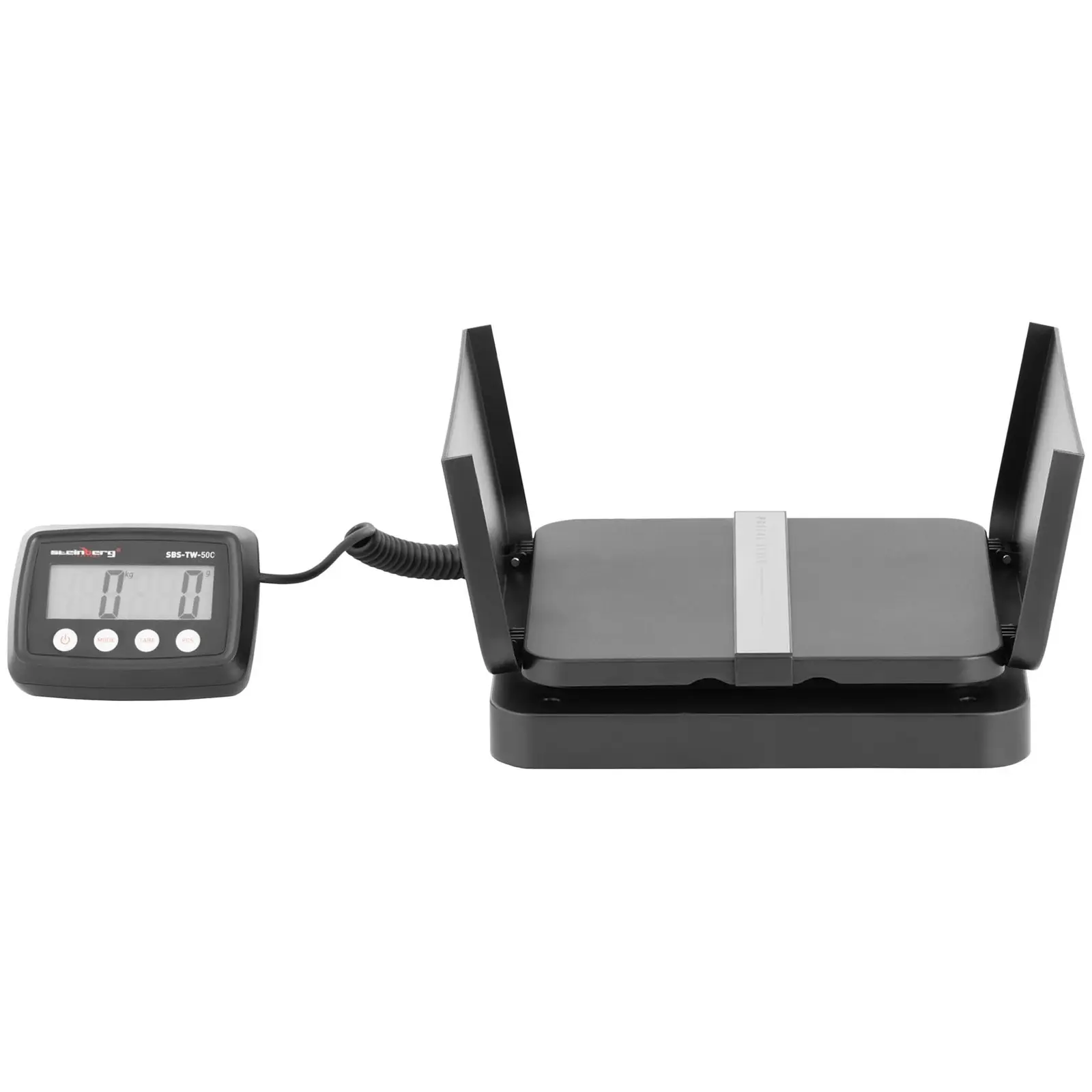 Digitální poštovní váha – 50 kg / 1g – 198 x 179 mm – externí LCD (Změna jednotek: Ano)