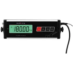 Vloerweegschaal - 180 kg / 50 g - antislipmat - LCD