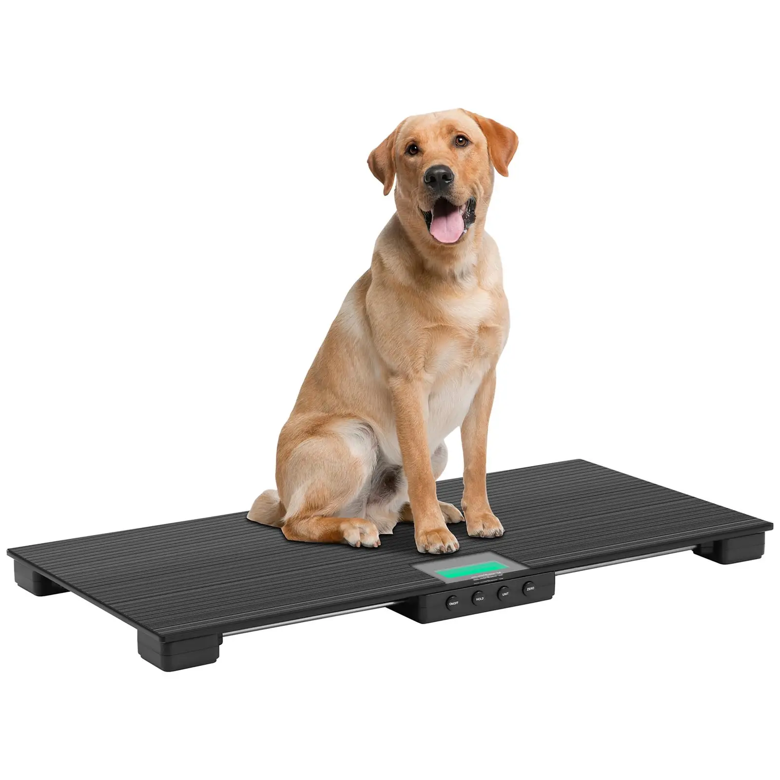 Váha na zvířata - 150 kg / 0,05 kg - 84 x 40,5 cm - protiskluzová podložka - LCD (Podržet: Ano)