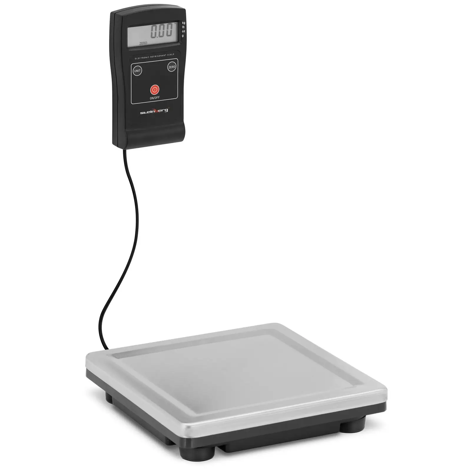 Balance de réfrigérant électronique - 80 kg - Précision : 0,02 kg - kg / lb / g / oz