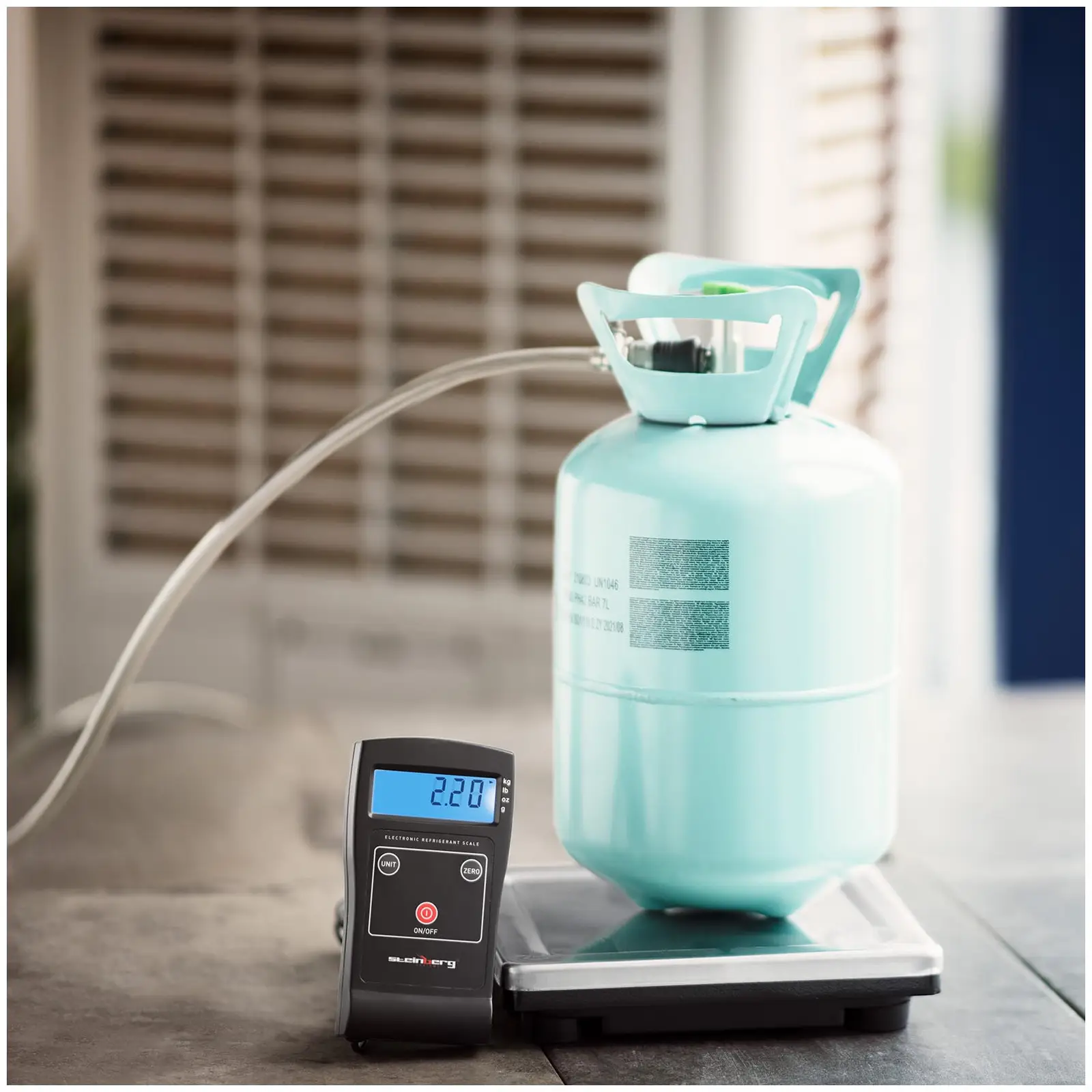 Refrigerant Scale - 80 kg - Precision: 0.02 kg - kg / lb / g / oz