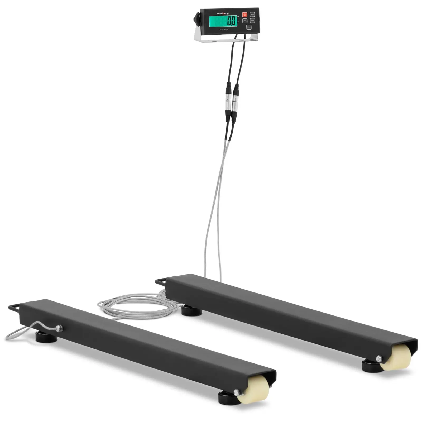 Paletová váha - 2500 kg / 0,5 kg - 100 x 10 cm - externí LCD