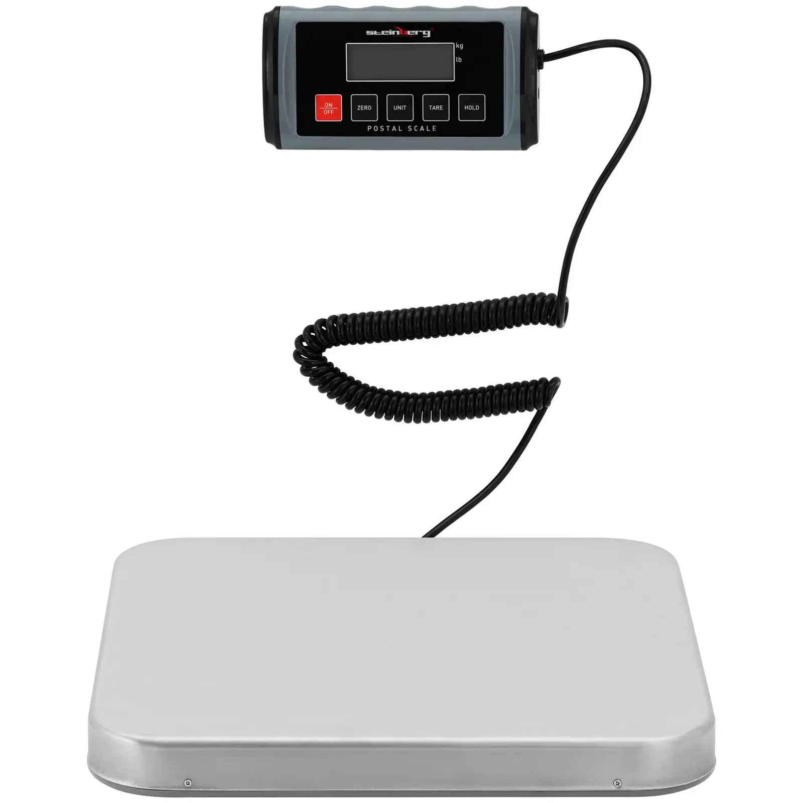 Parcel Scales - 100 kg / 0.05 kg - 31 x 32 cm - external LCD