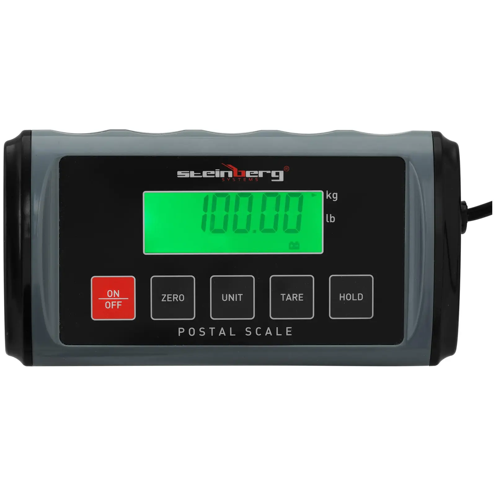 Pakketweegschaal - 100 kg / 0,05 kg - 35,5 x 40,5 cm - extern LCD-scherm (Tarra: Ja)