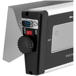 Bilancia pesapacchi - 60 kg / 0,02 kg - 35,5 x 40,5 cm - LCD esterno - Interfaccia RS232