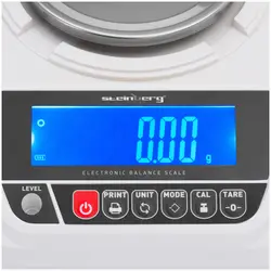 Precisieweegschaal - 600 g / 0,01 g - Ø 130 mm - LCD