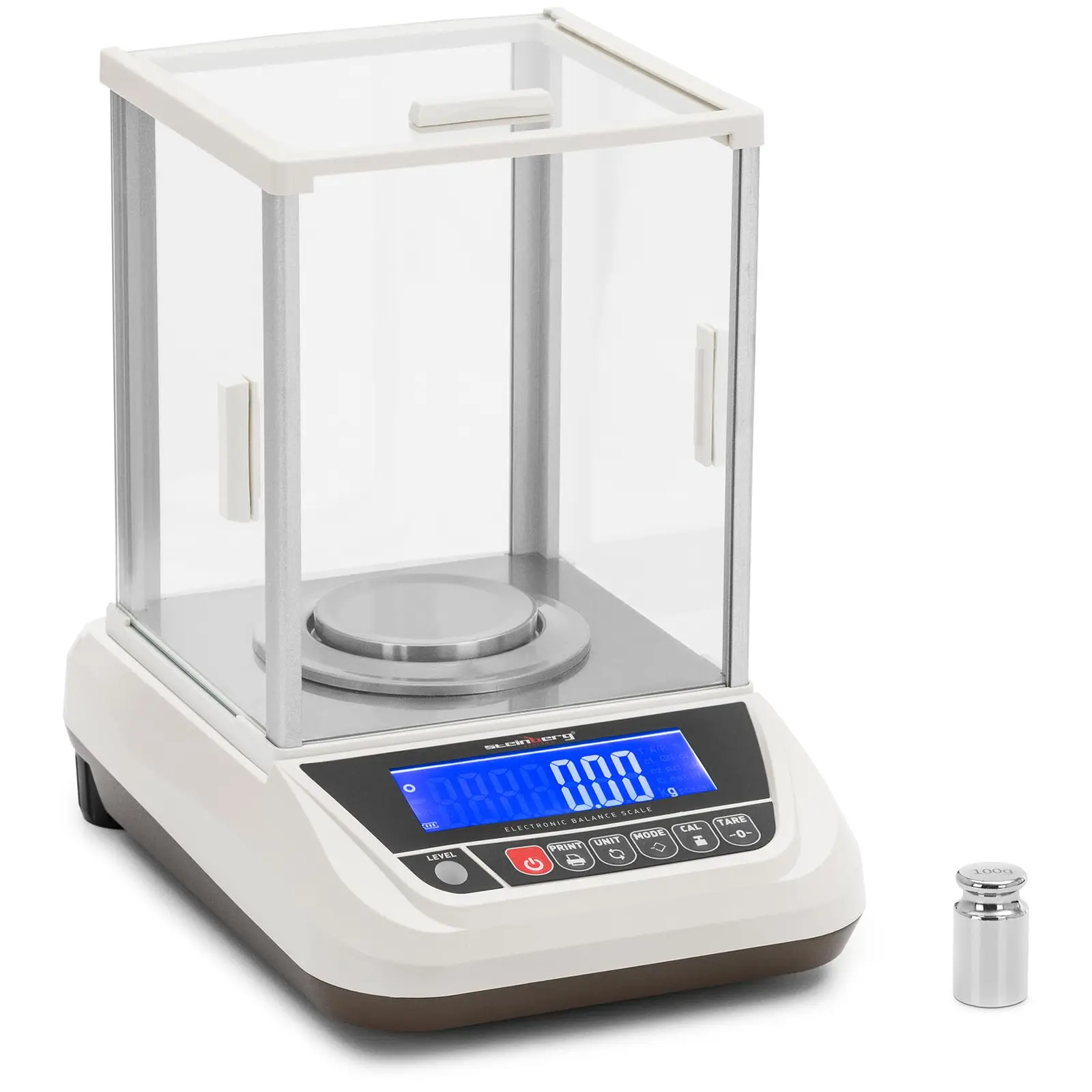 Laboratorní váha - 300 g / 0,001 g - Ø 82 mm - LCD - kryt proti větru