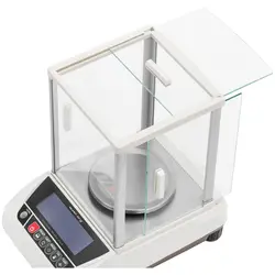 Laboratorní váha - 3 000 g / 0,01 g - Ø 130 mm - LCD - skleněný kryt proti větru