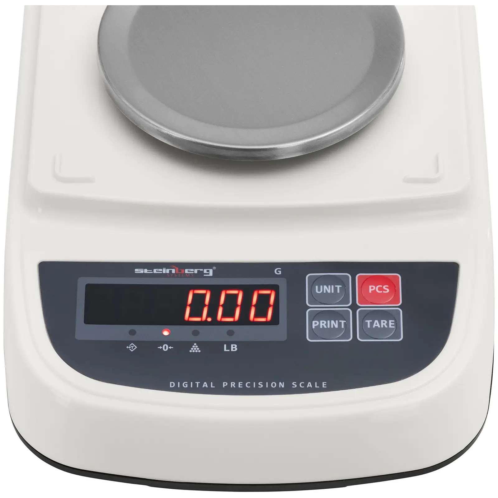 Laboratorní váha - 200 g / 0,01 g - Ø 130 mm - LED - kryt proti větru (Hustota: Ne)
