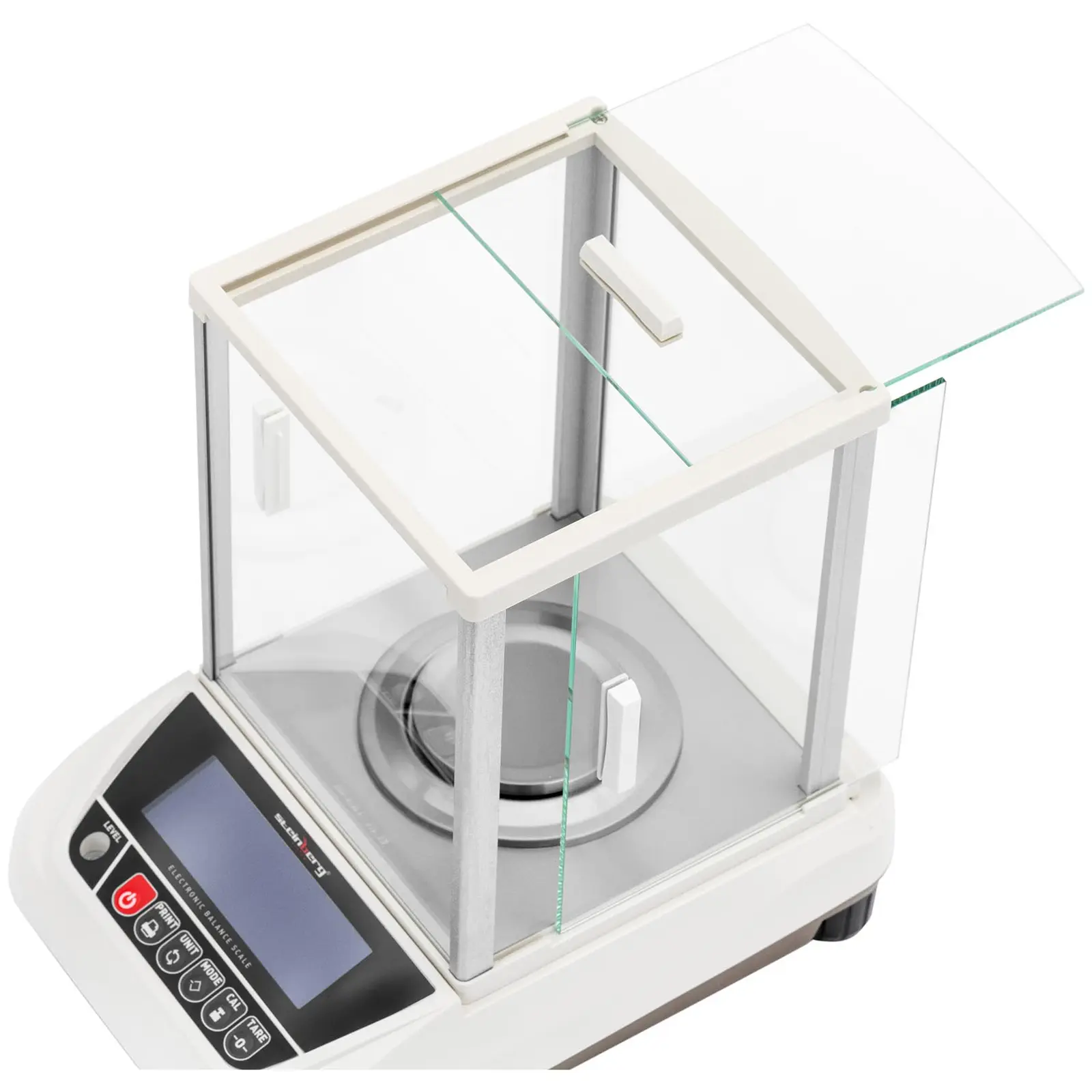 Precíziós mérleg - 200 g / 0,001 g - Ø 82 mm - LCD - üveg szélvédő