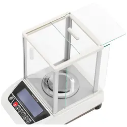 Balanza de precisión - 200 g / 0,001 g - Ø 82 mm - LCD - Glaswindschutz