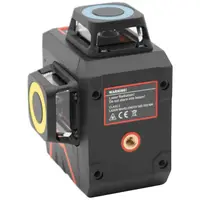 Niveau laser 360° avec étui de rangement - vert - 15-30 m - autonivelant - mini trépied - télécommande