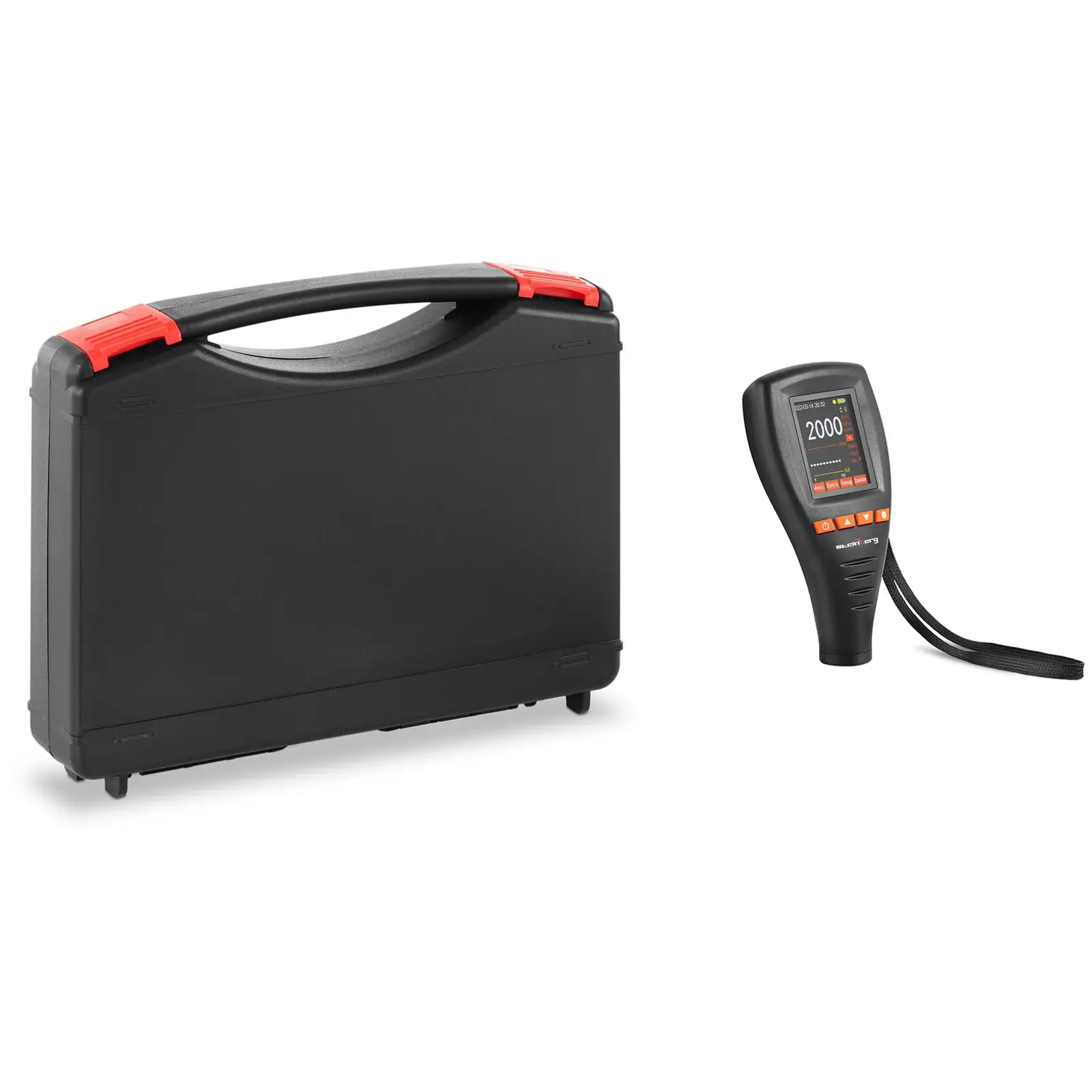 Coating thickness gauge - 0 - 2000 μm - ±3 % + 1 μm - Data analysis