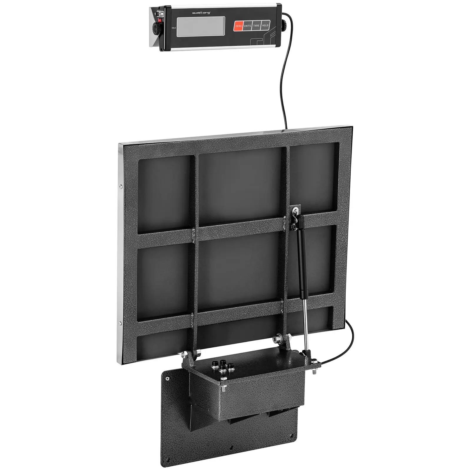 Klappbare Wandwaage - 150 kg / 50 g - 55 x 45 cm - externes LCD