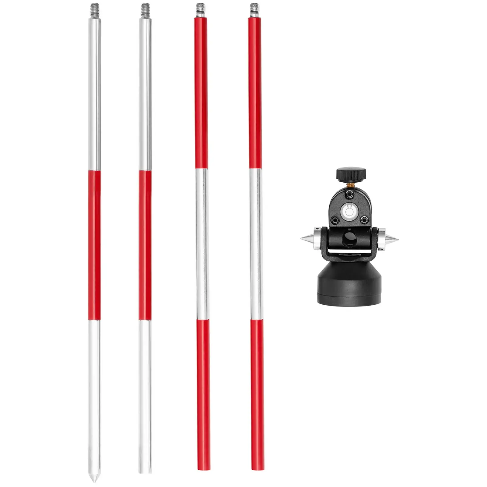 Mini-prisme avec tige - Ø 3,5 cm - revêtement argenté (Diamètre mât [mm]: 9 x 300)