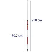 Prism Pole - 2.5 m - въртяща се ключалка