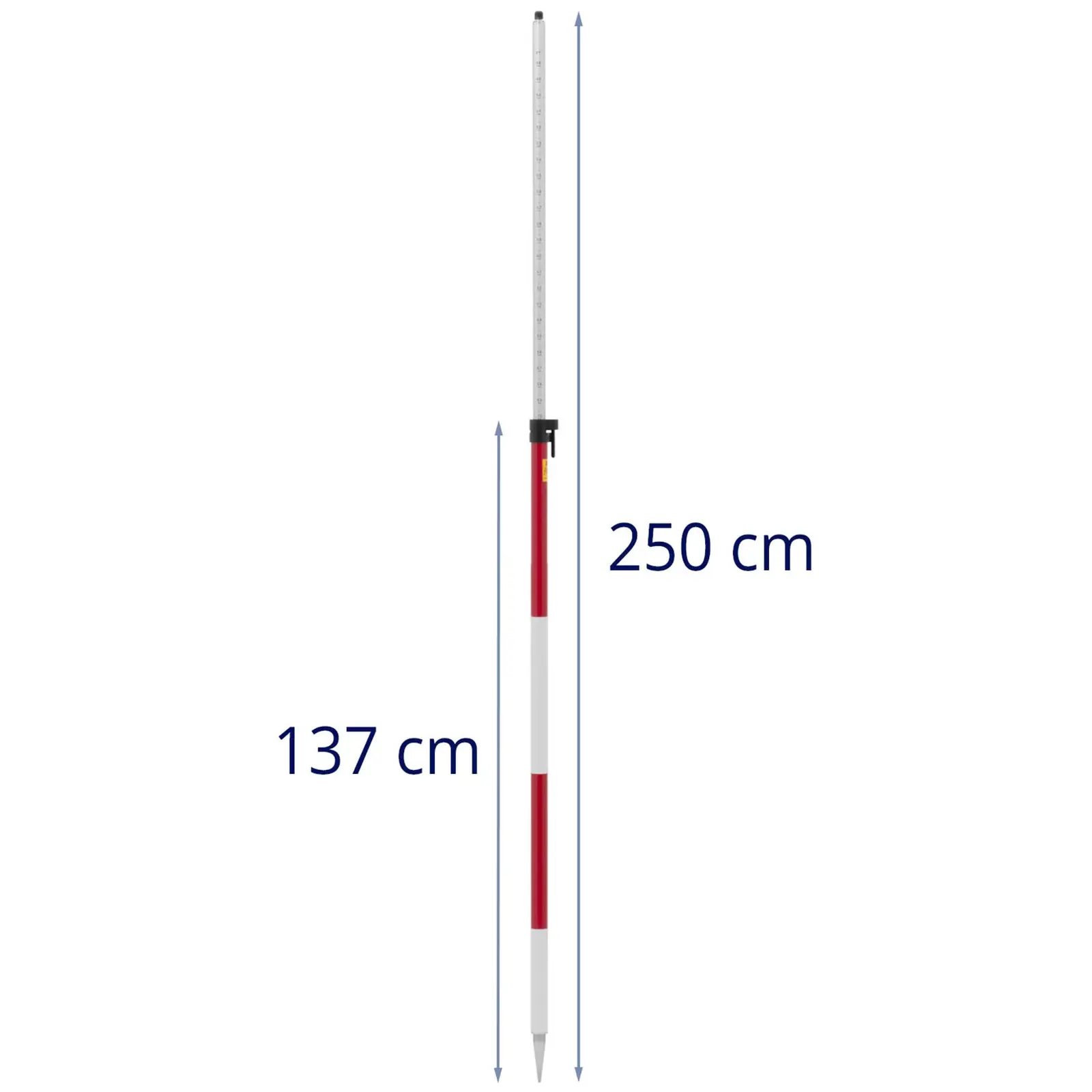 Jalón para topografía - 2,5 m