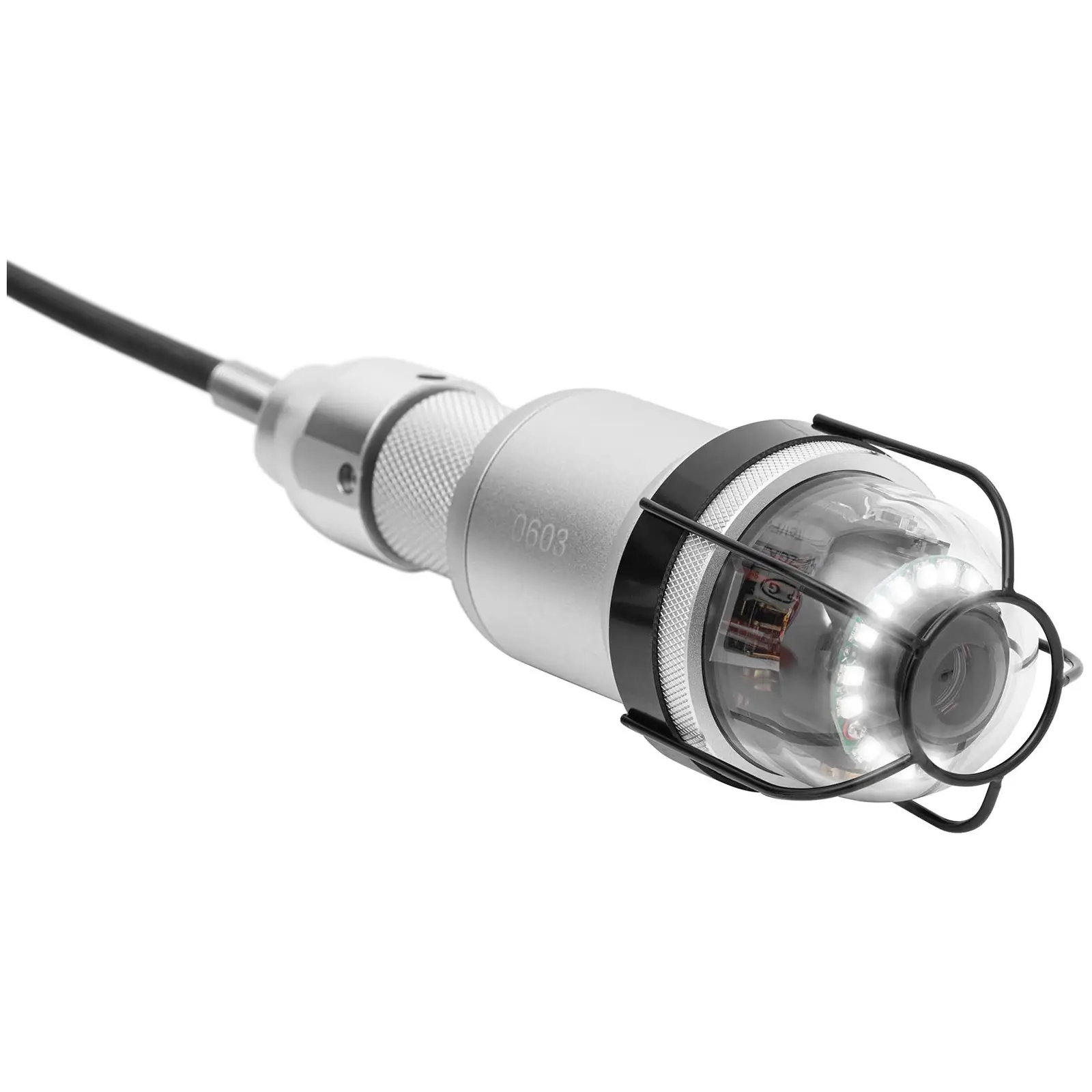Telecamera endoscopica - 20 m - 18 LED - Display 10"