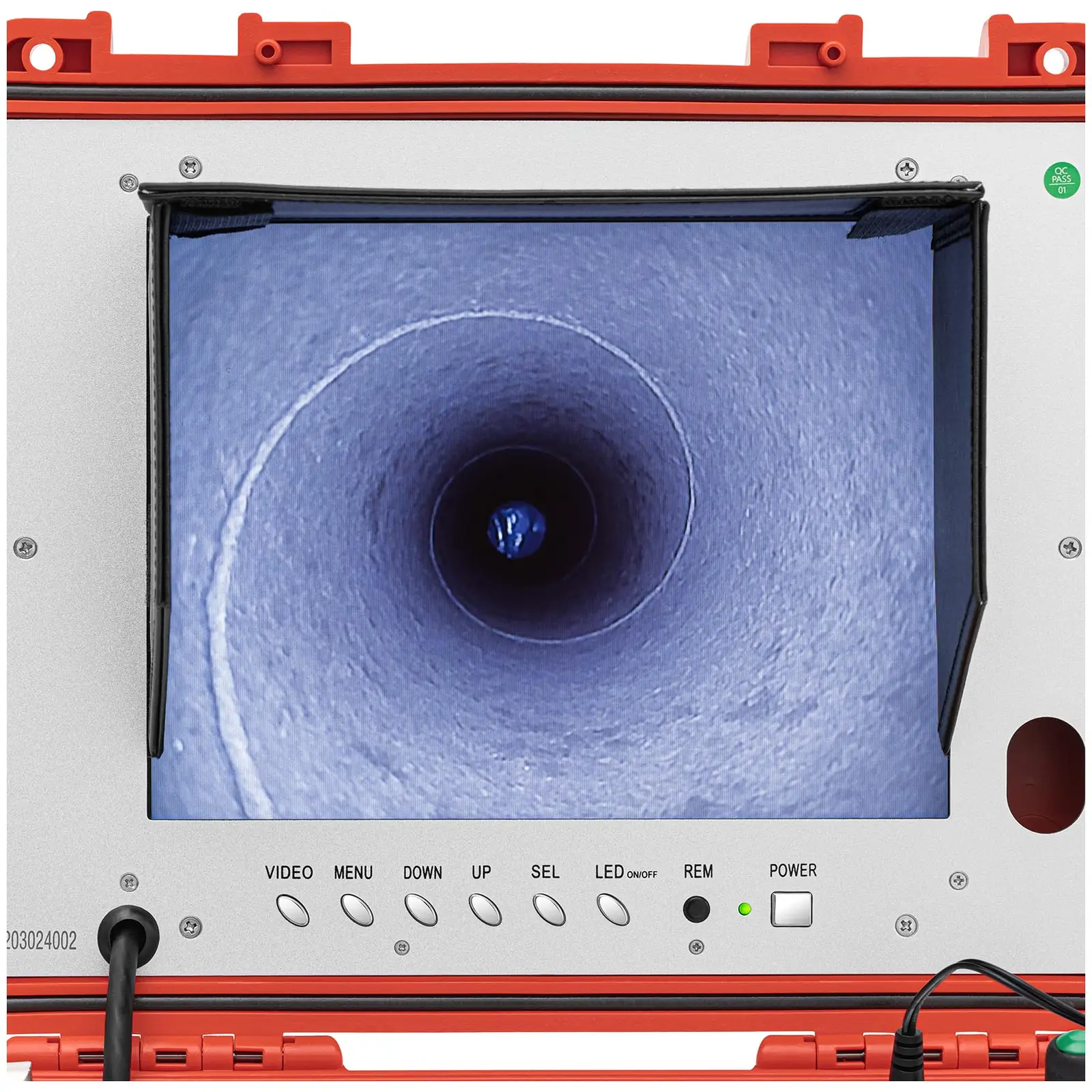 Endoszkóp kamera - 20 m - 18 LED - 10" kijelző