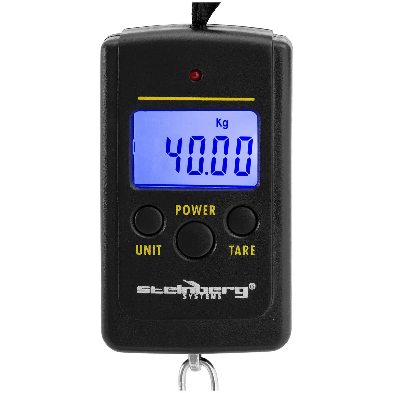 Závěsná váha - 40 kg / 0,01 kg - LCD - poutko na ruku (Přesnost: 0.01 kg)