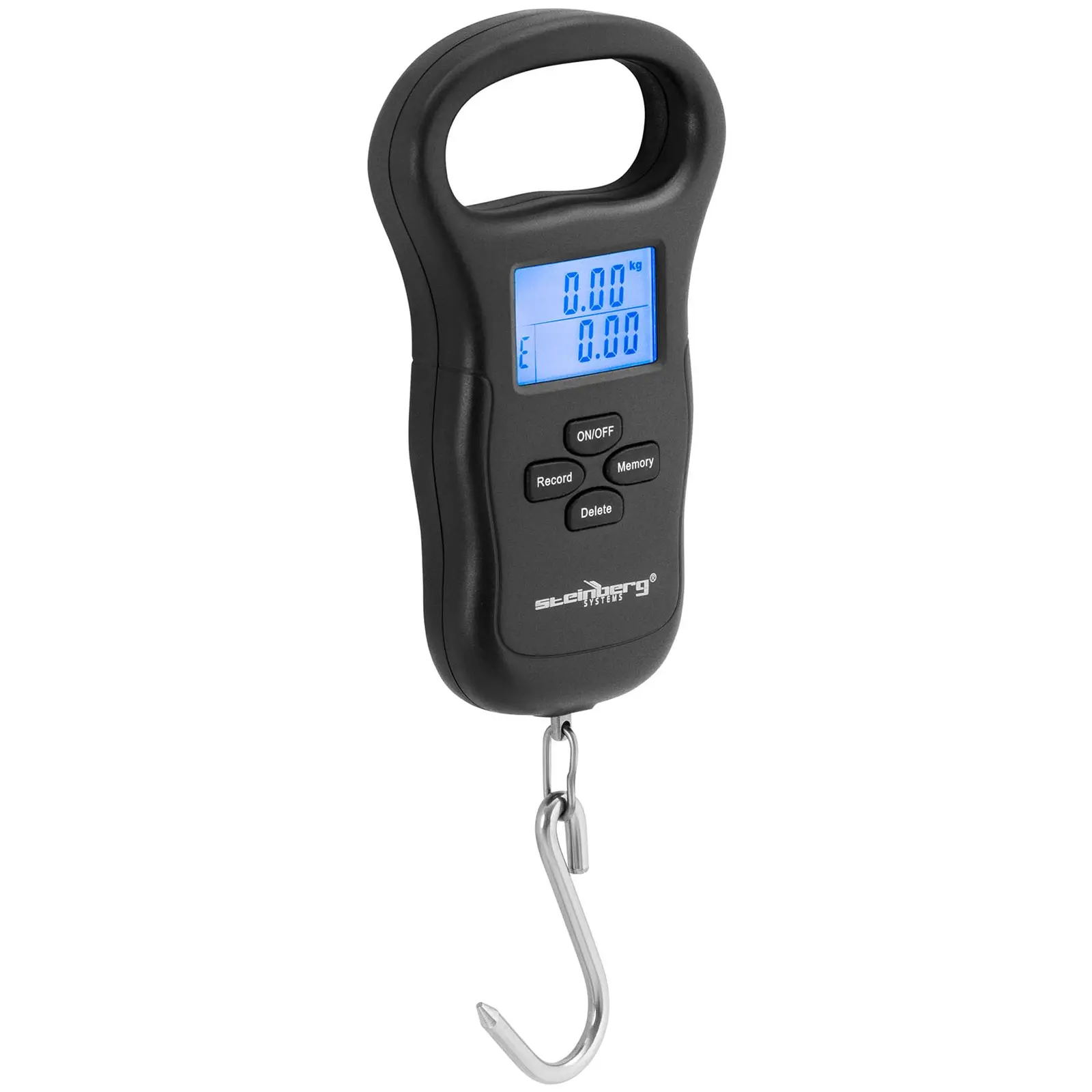Balance suspendue - 40 kg/0,01 kg - avec écran LCD et poignée en plastique