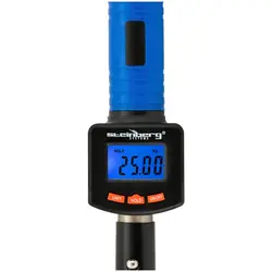 Épuisette de pêche avec balance numérique et thermomètre - pliable - LCD - 30 cm - jusqu'à 25 kg - kg / lb / oz