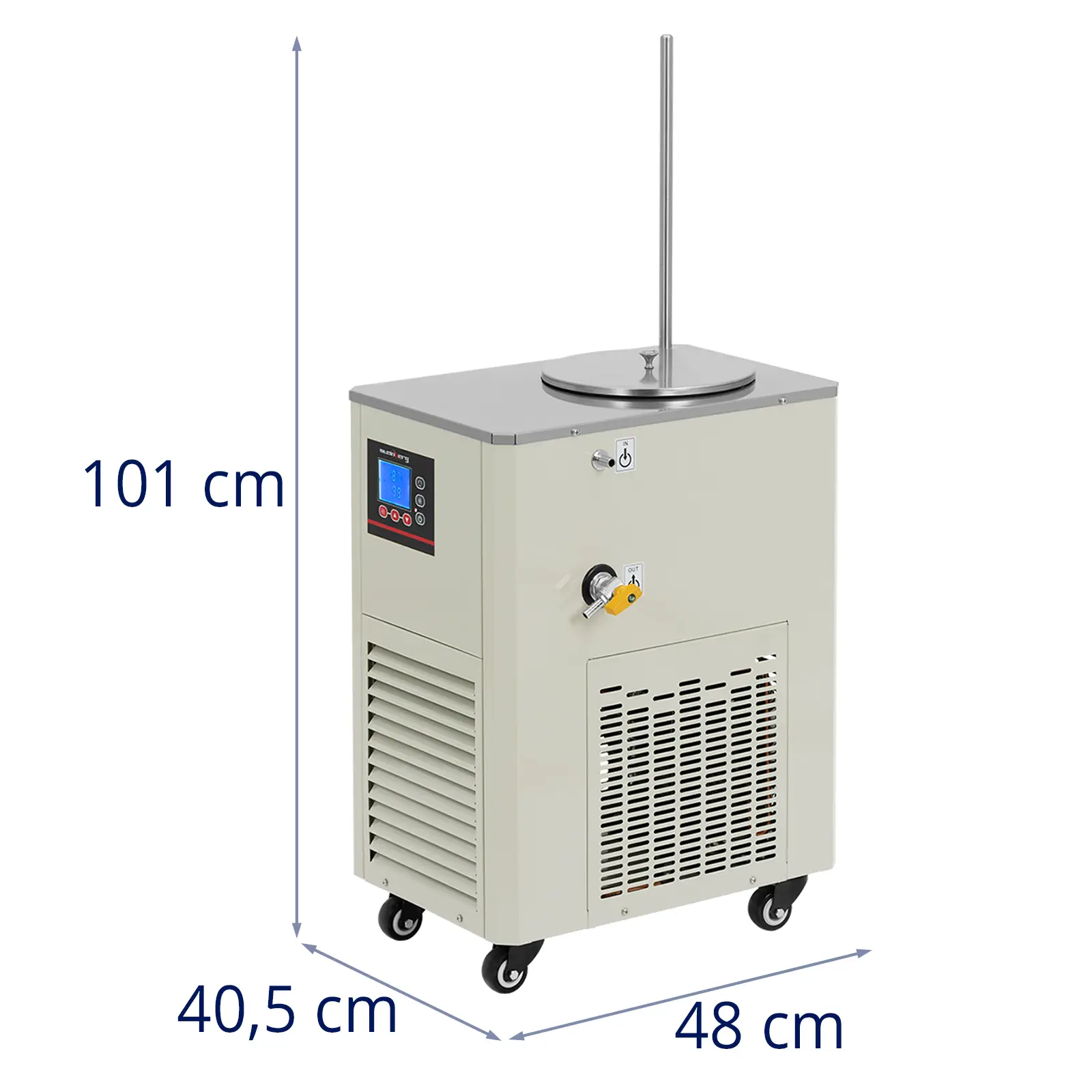 Cirkulační chladič - kompresor: 640 W - -10 °C až 20 °C - 20 l/min (Průtok oběhového vzduchového čerpadla: 20 l/min)