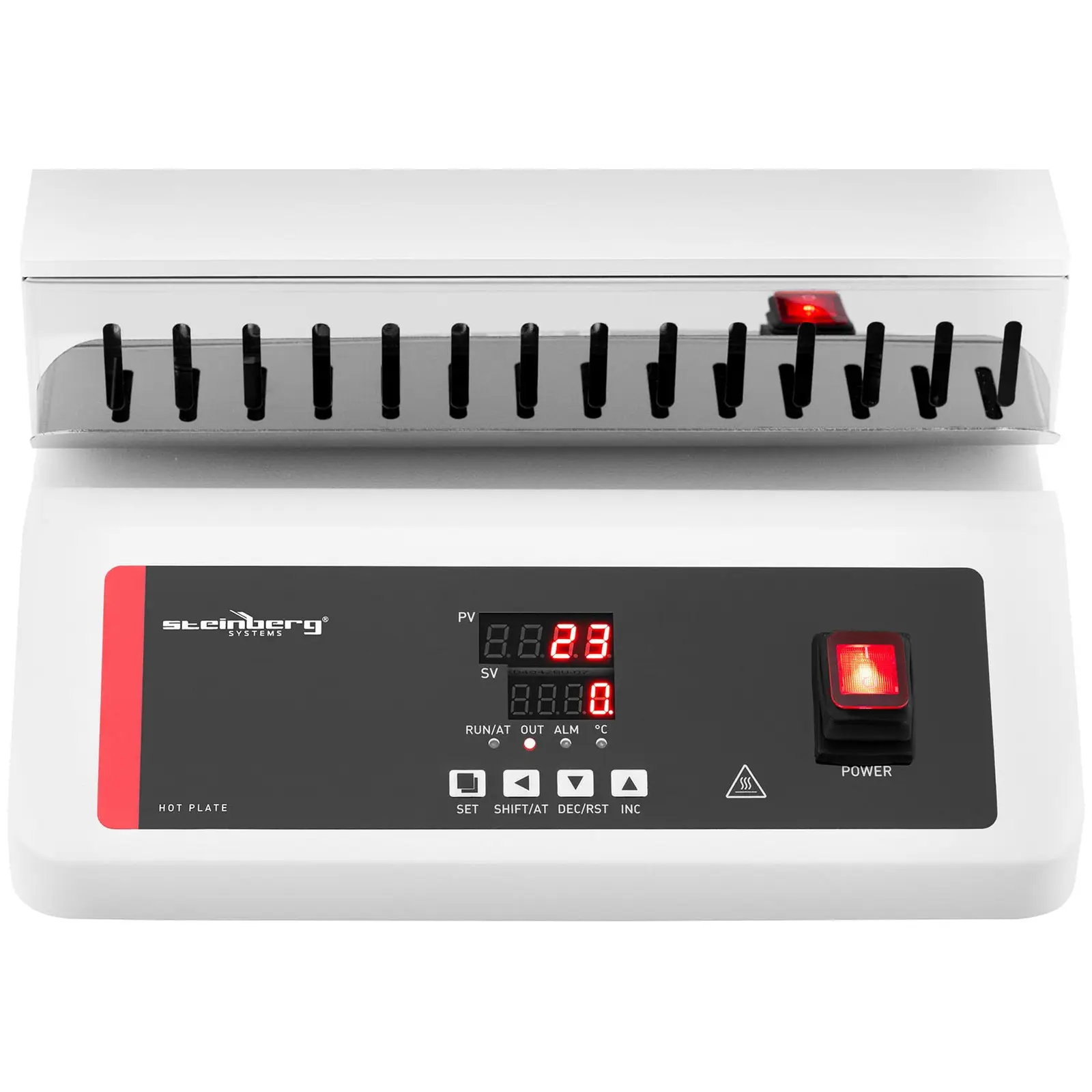 Laboratorní topná deska - 30 x 30 cm - do 350 °C - 20 kg (Frekvence [Hz]: 50/60)