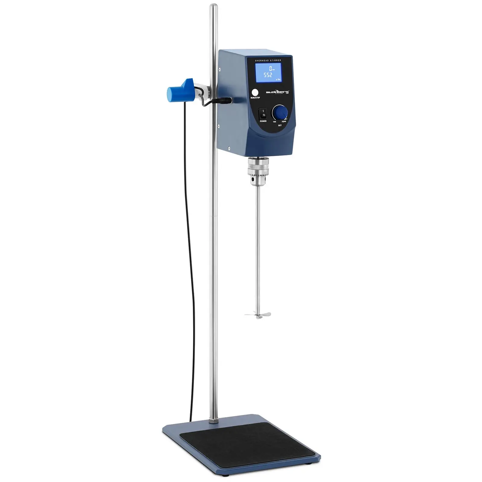 Overhead laboratory stirrer - up to 40 l - 100 - 2500 rpm - timer