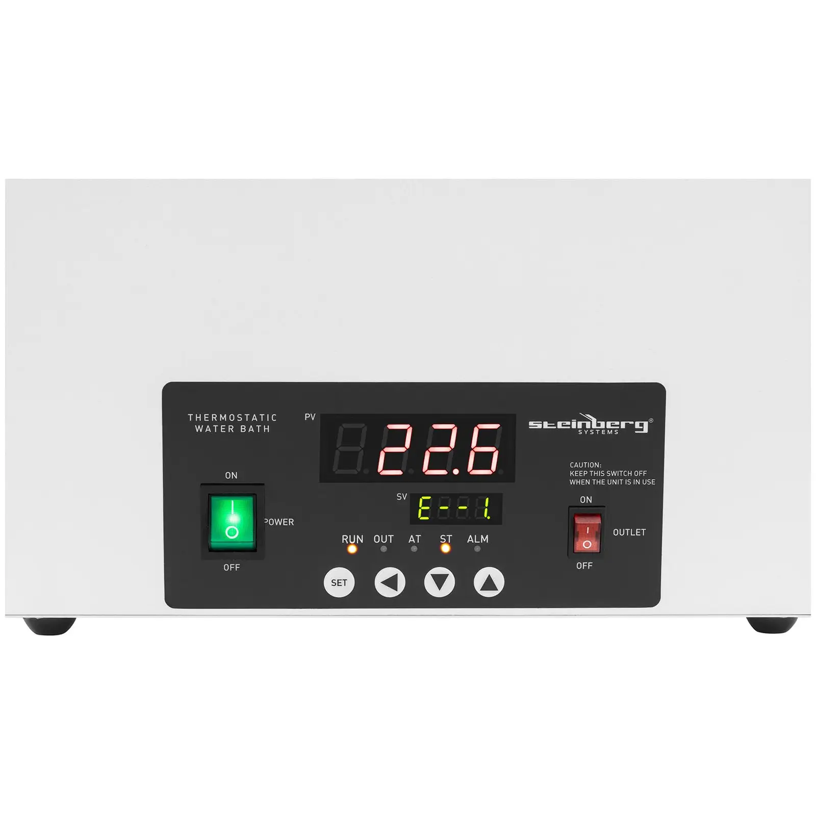 Bain marie thermostaté - numérique - 14,6 l - 5 - 100 °C - 325 x 300 x 150 mm (Fusible(s): 10 A)
