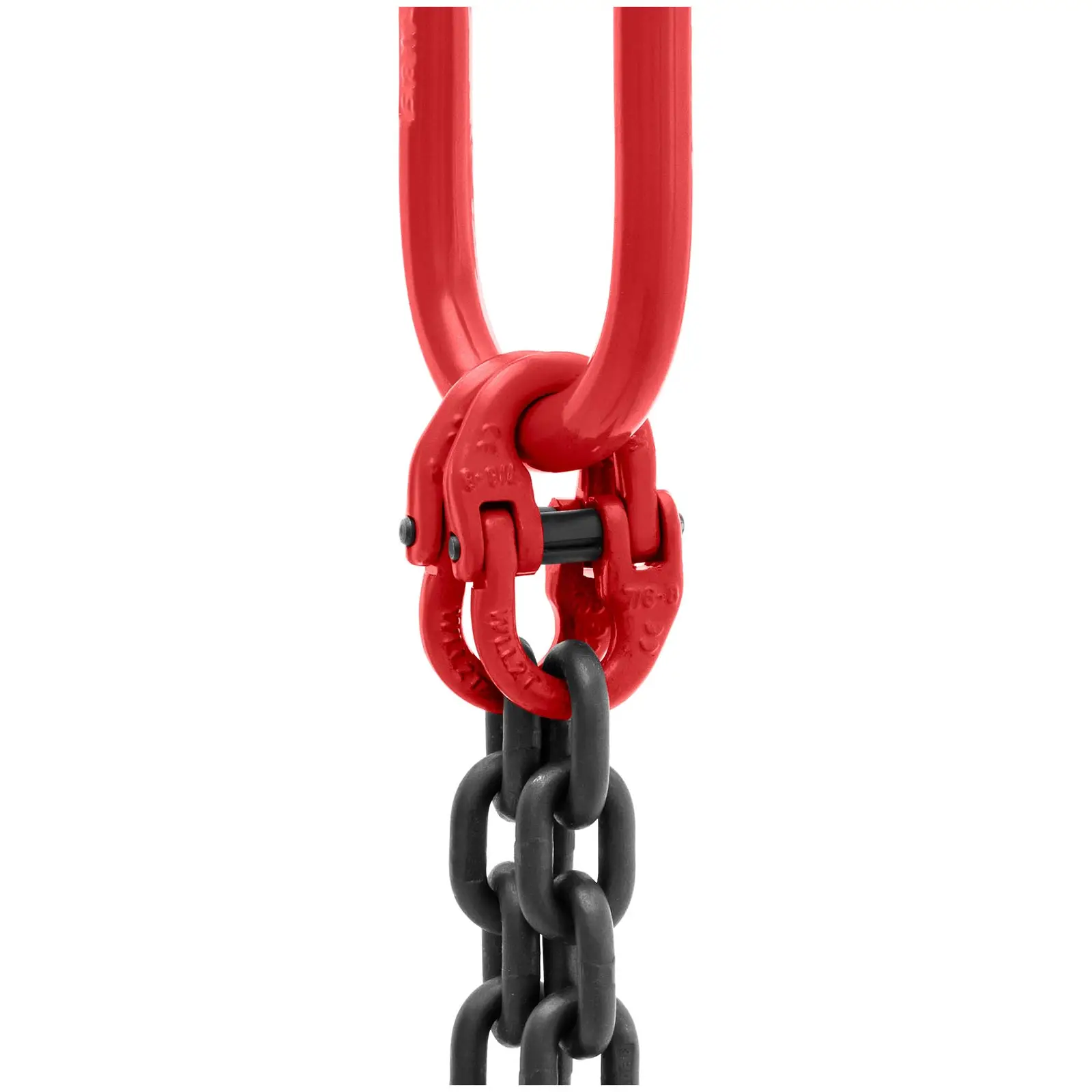 Vázací řetěz - 2800 kg - 2 x 1 m - černý/červený