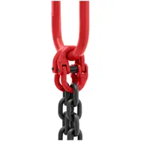 Imbracatura a catena - 2.800 kg - 2 x 1 m - Nera