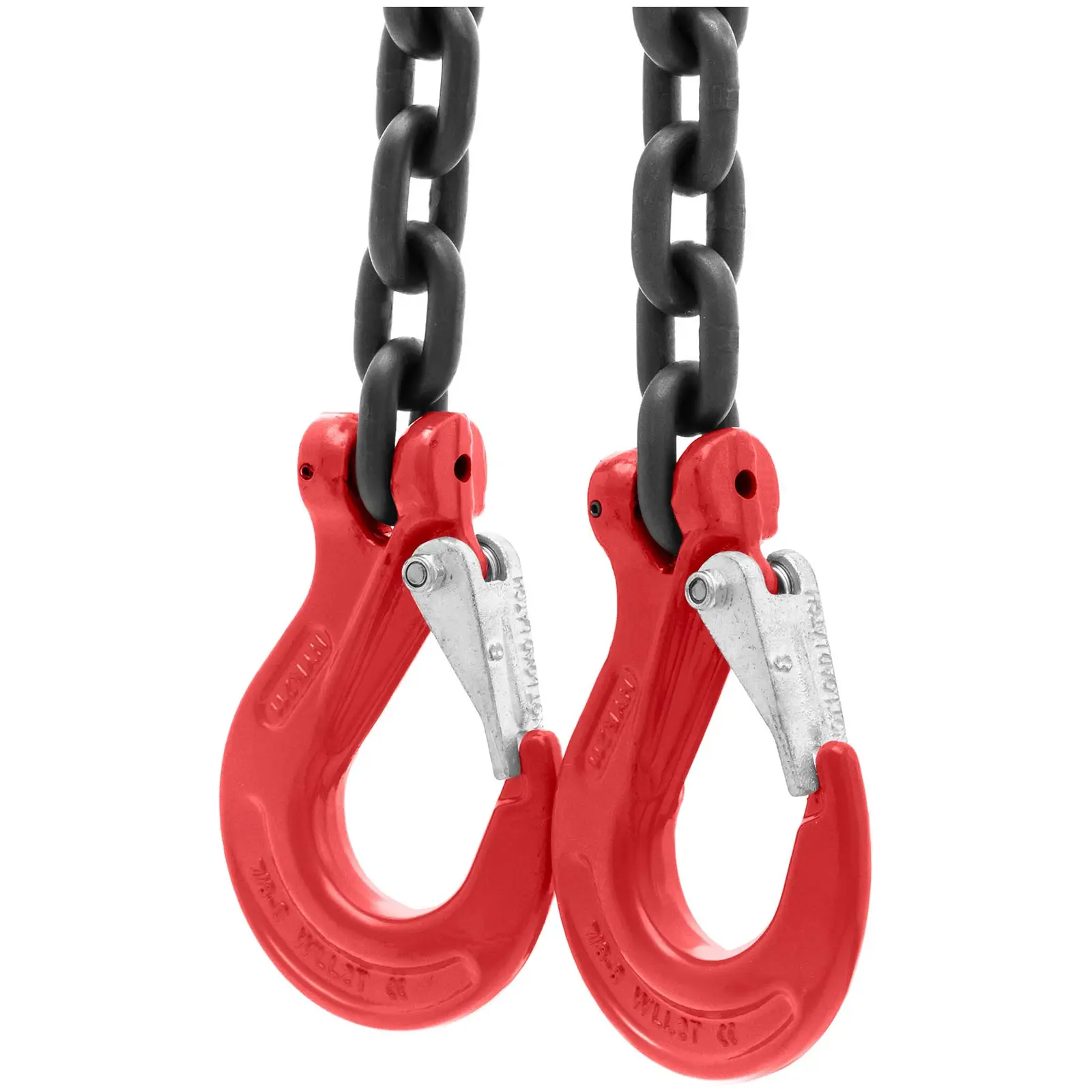 Lifting Chain - 2800 kg - 2 x 1 m - black / red