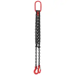 Eslinga de cadena - 2800 kg - 2 x 2 m - negra