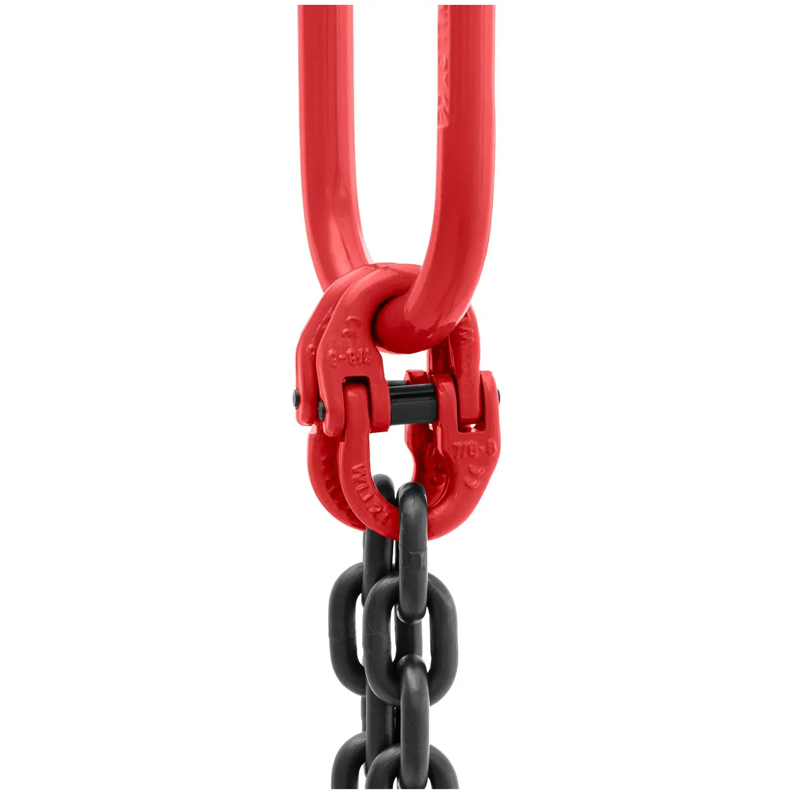 Lifting Chain - 2800 kg - 2 x 2 m - black / red