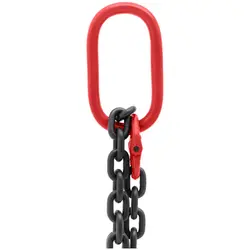 Imbracatura a catena - 2.000 kg - 2 m - Nera, rossa