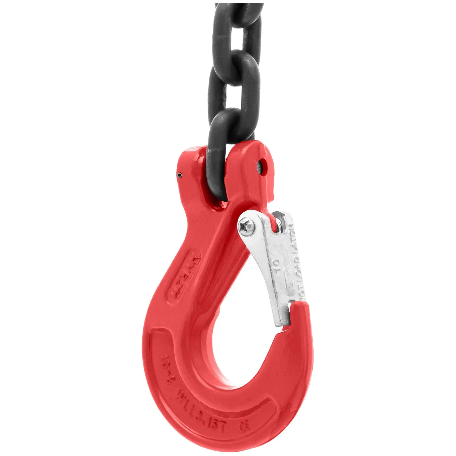 Imbracatura a catena - 3.150 kg - 1 m - Nera, rossa