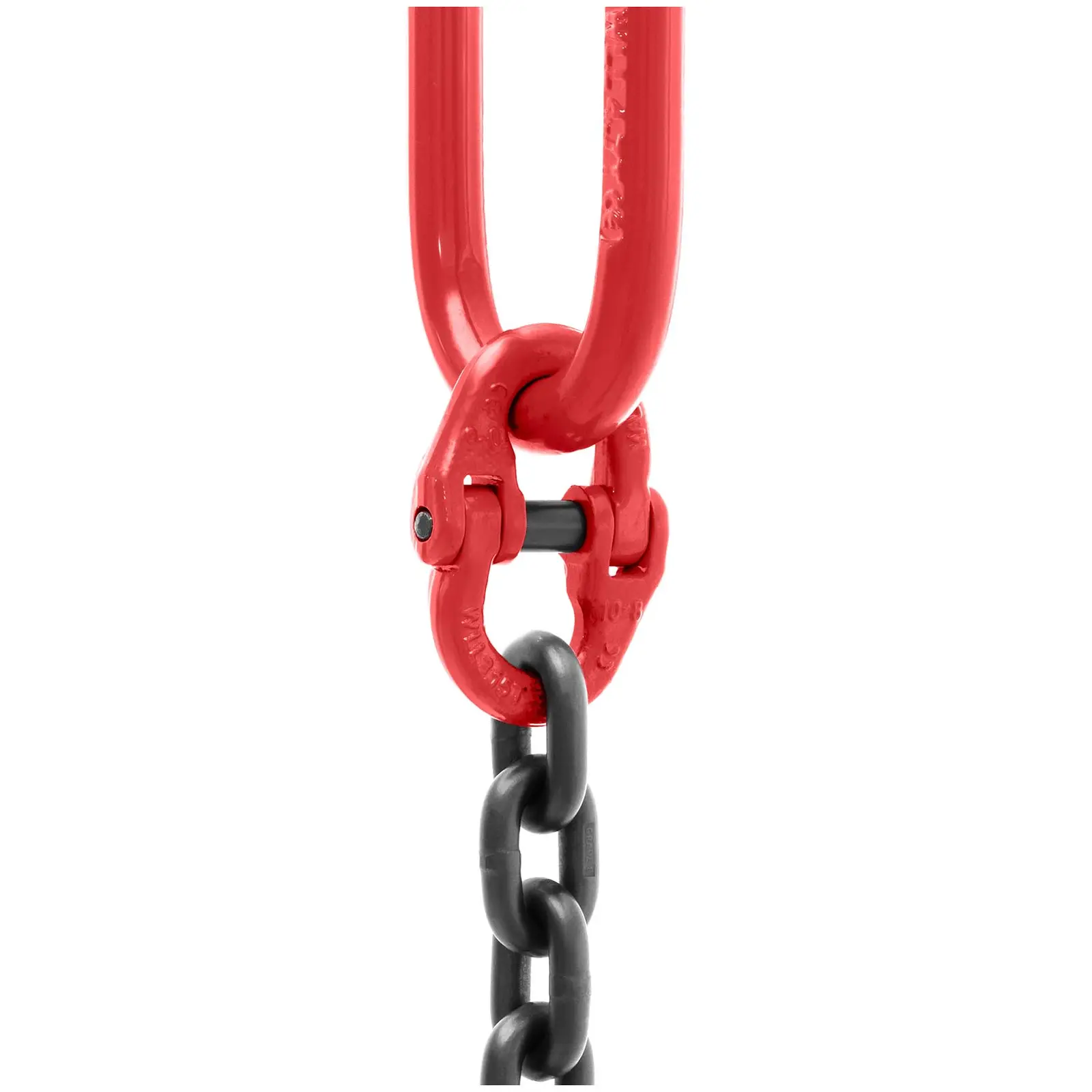 Hijsketting - 3150 kg - 2 m - zwart / rood