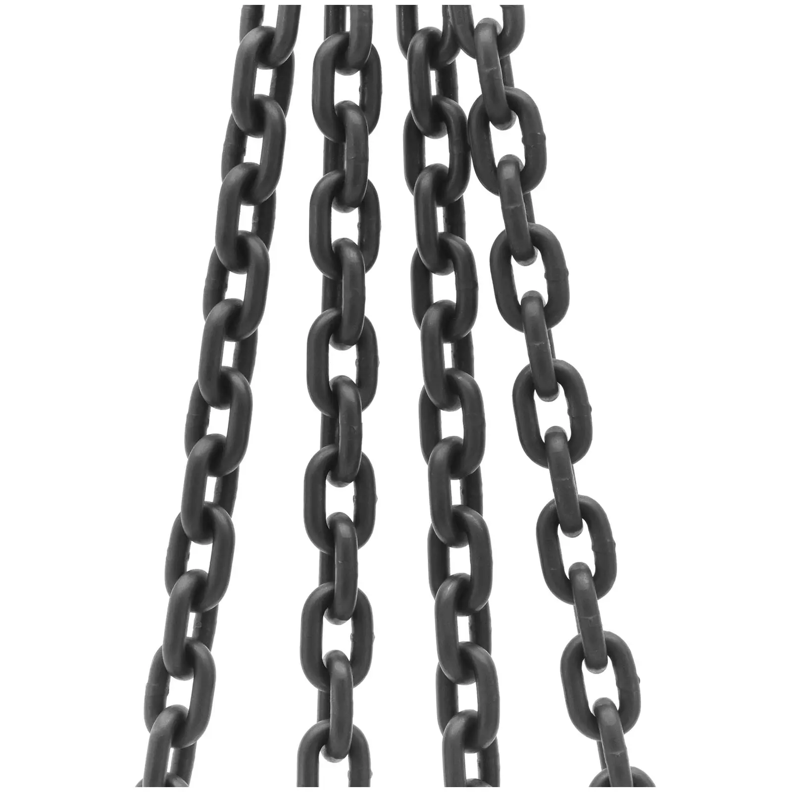 Chaîne de levage - 5000 kg - 4 x 1,5 m - noir/rouge (Matériau(x): Acier)