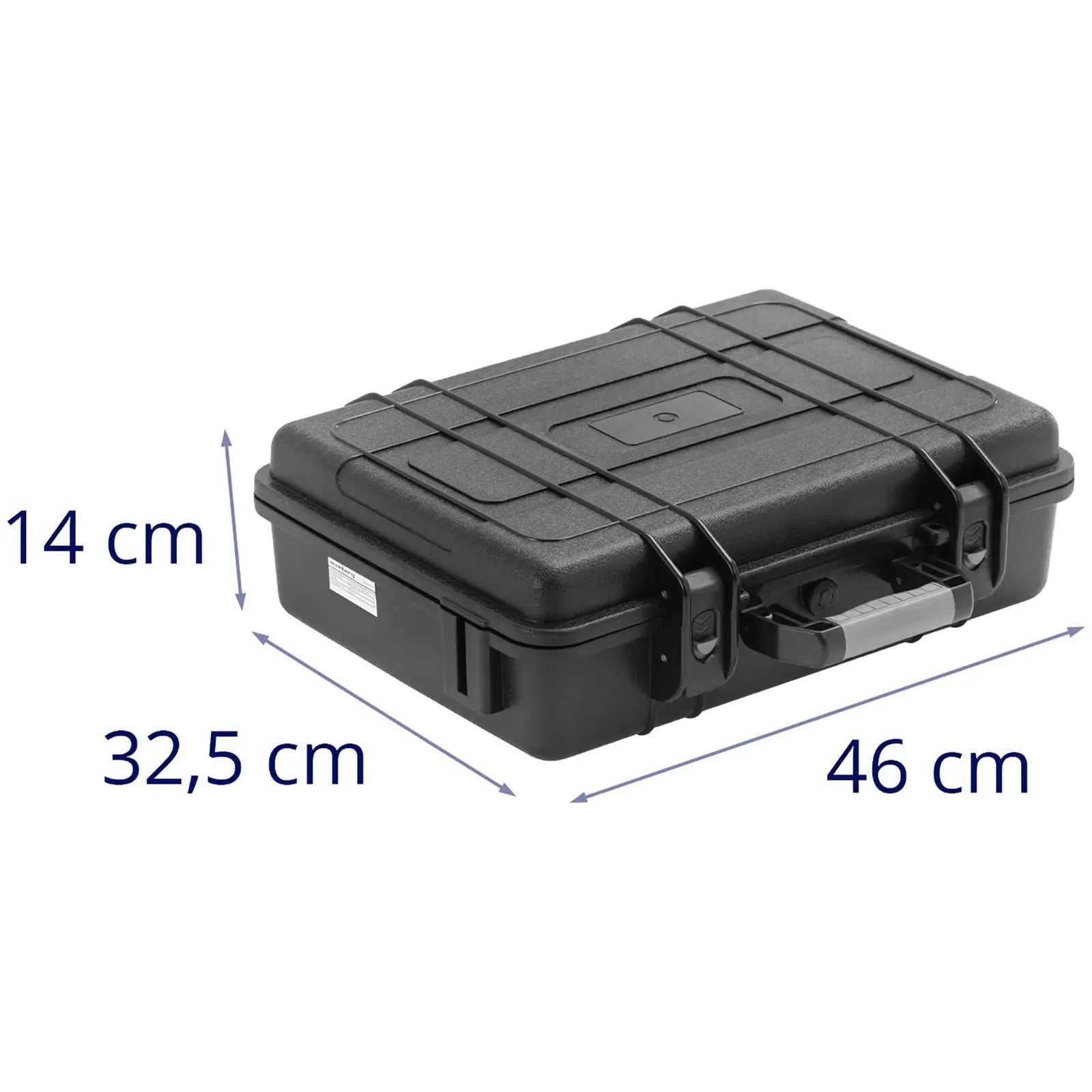 Valigetta per macchina fotografica - Utilizzo universale - Impermeabile - 15 L - Nera - 46,3 x 36,3 x 13,9 cm