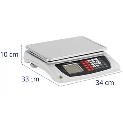 Počítací váha - 7,5 kg / 0,6 g