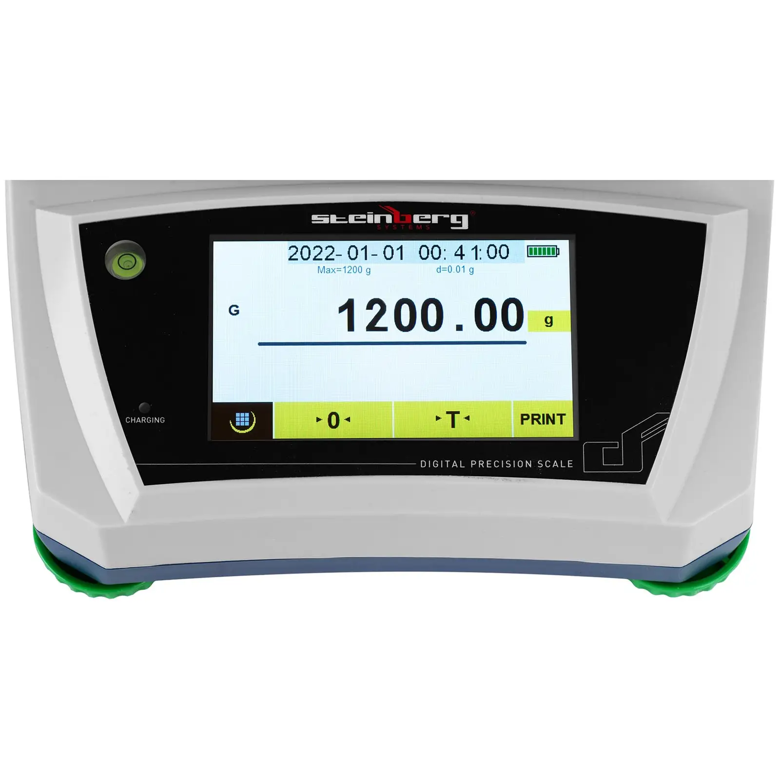 Seconda Mano Bilancia di precisione - 1.200 g / 0,01 g - Ø 115 mm - Touch LCD - Protezione dal vento in vetro