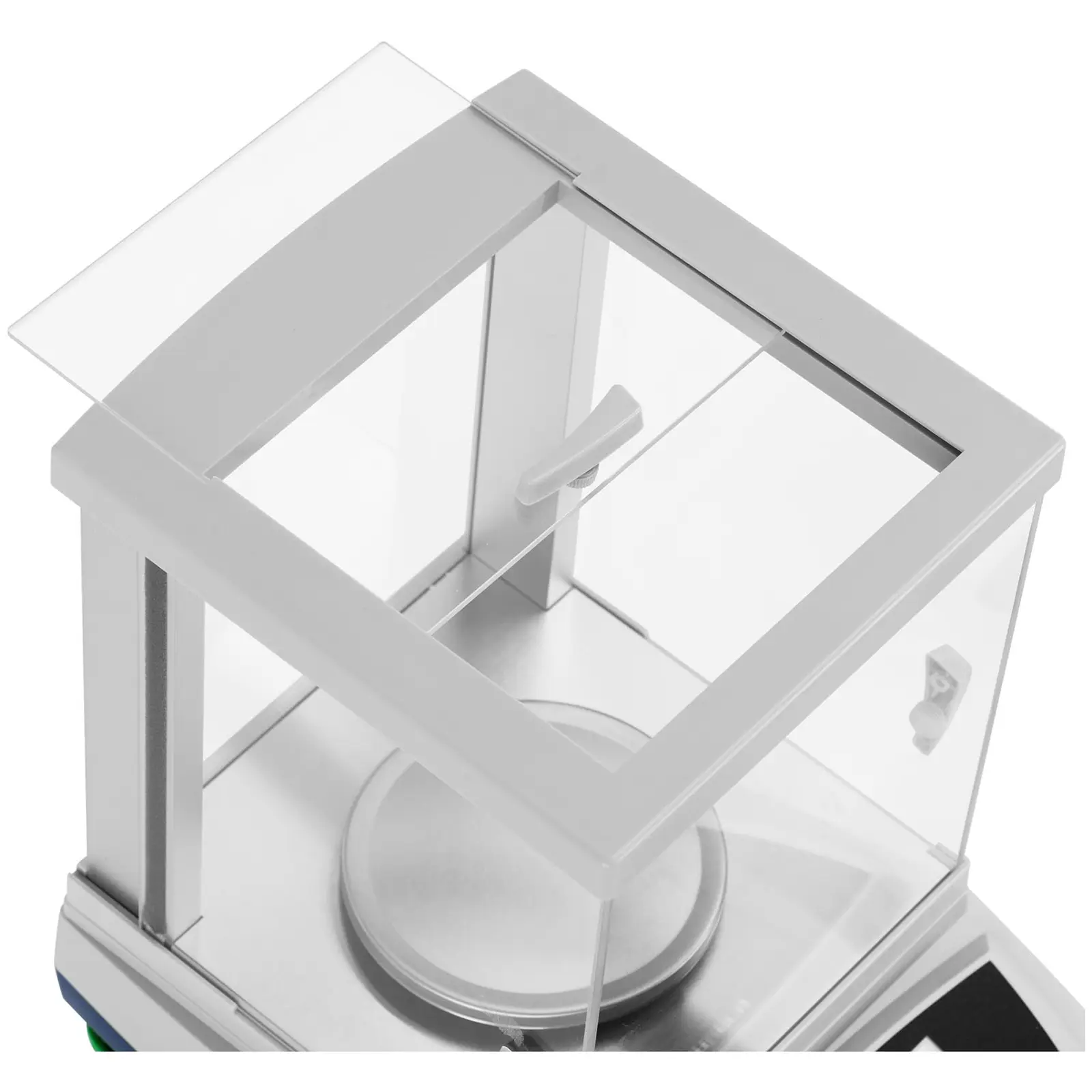 Seconda Mano Bilancia di precisione - 1.200 g / 0,01 g - Ø 115 mm - Touch LCD - Protezione dal vento in vetro