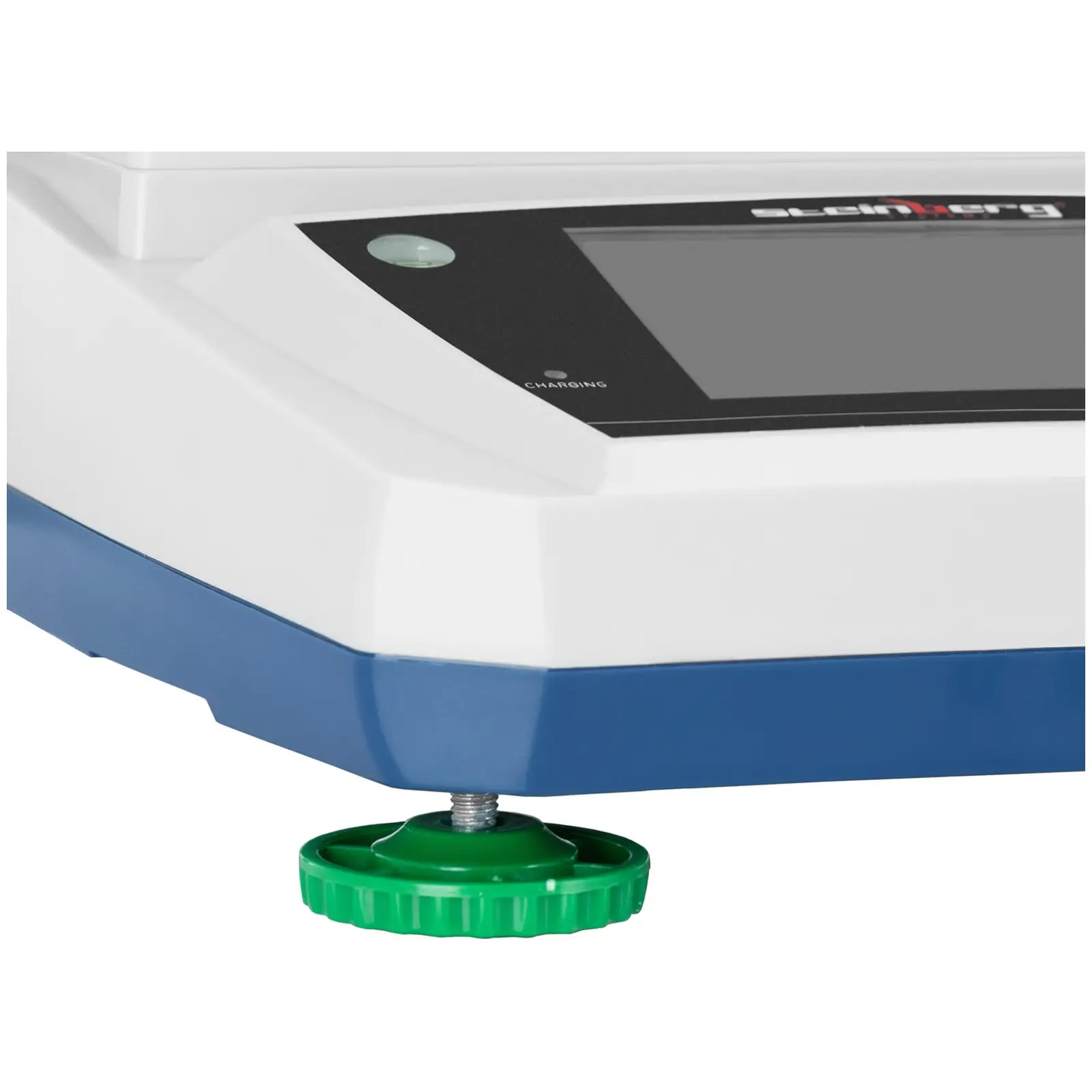 Přesná váha - 300 g / 0,01 g - Ø 98 mm - dotykový LCD displej - velký skleněný kryt (Podržet: Ne)