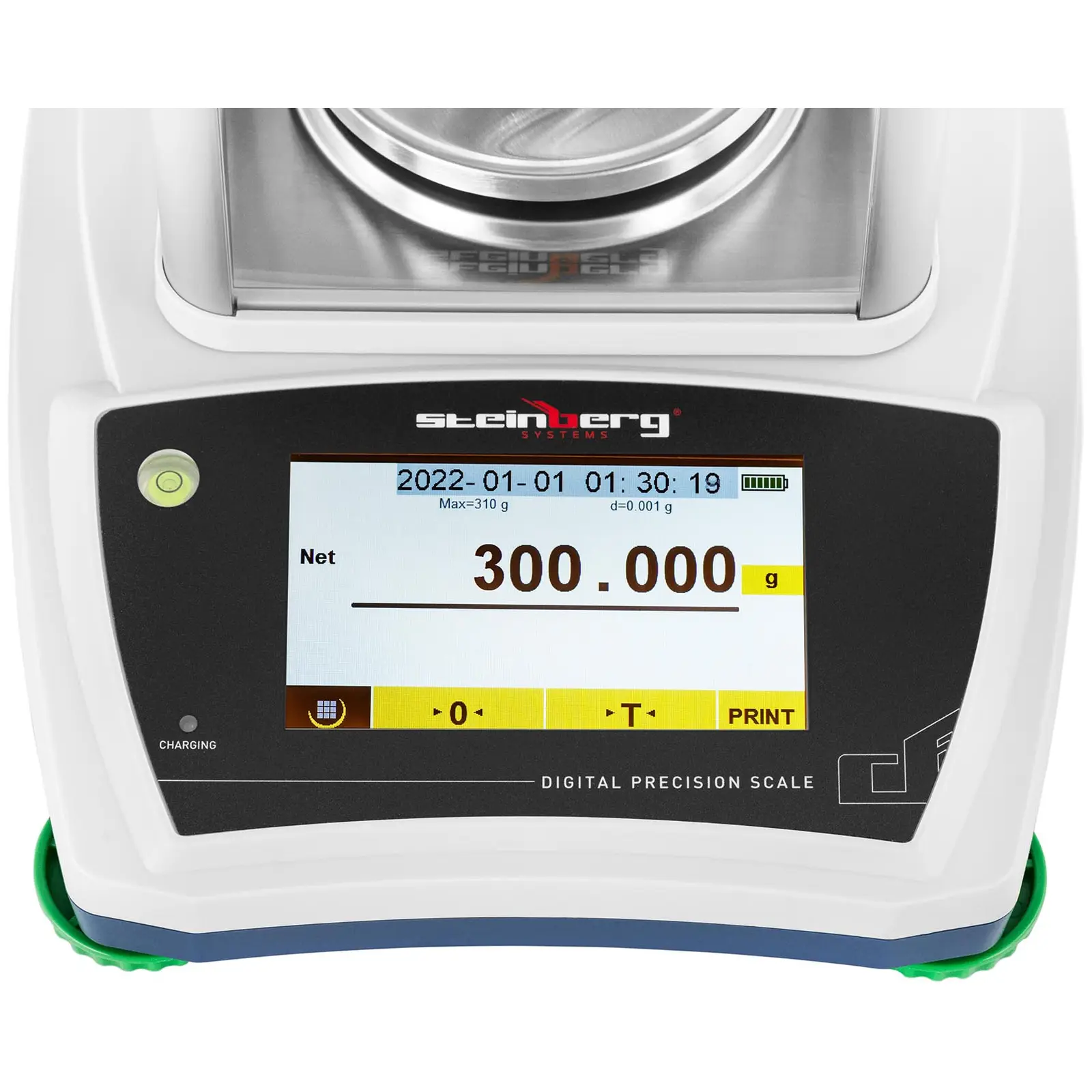Balance de précision - 300 g / 0,001 g - Ø 98 mm - écran LCD tactile - chambre de protection (Détermination de densité: Oui)